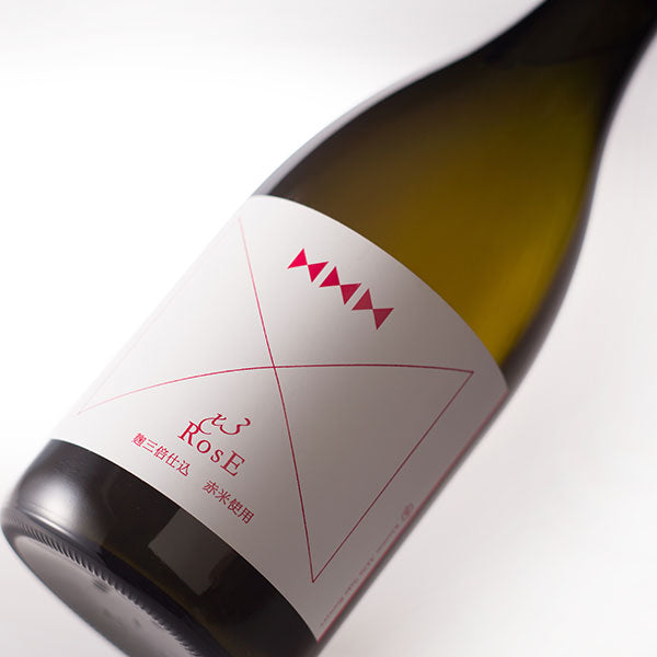 X3 ロゼ 麹三倍仕込み (赤米) 純米 原酒 (720ml)